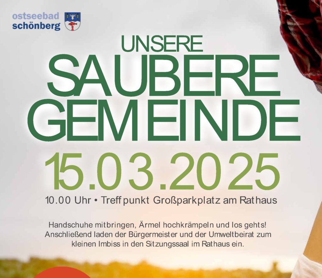 Aktion „Saubere Gemeinde“ am 15. März 2025