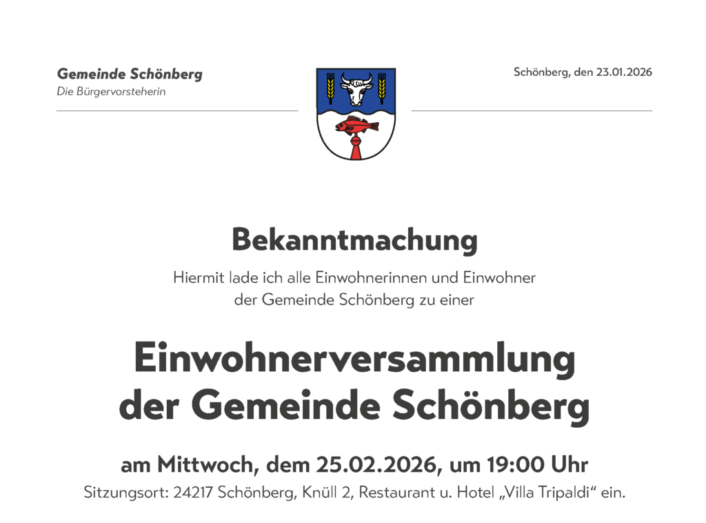 Einwohnerversammlung B-Plan 75