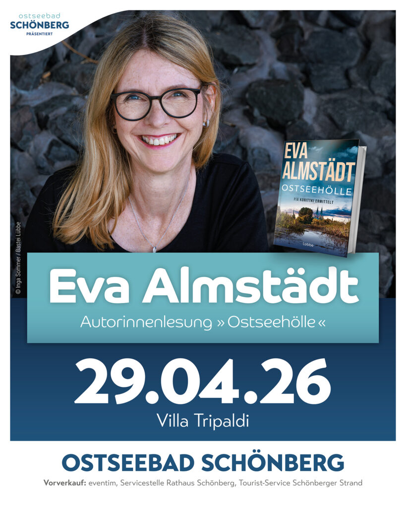 Schönberg kulturell: Eva Almstädt – Autorinnenlesung „Ostseehölle“